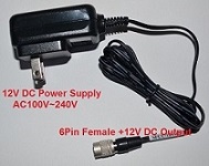 12V DC Power Supply 6Pin Female 12V DC Power Supply 6Pin Female